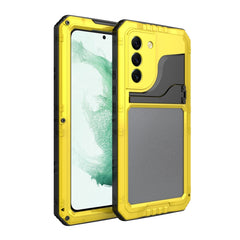 Metal + Silicone Phone Case with Screen Protector, For Samsung Galaxy S22 5G, For Samsung Galaxy S22+ 5G