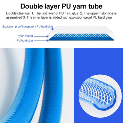 LAIZE Automatic Retractable Air Hose Reel Pneumatic PU Tube, 8x5mm, 10m, 8x5mm, 12m, 8x5mm, 15m, 8x5mm, 20m, 10x6.5mm, 10m, 10x6.5mm, 12m, 10x6.5mm, 15m, 10x6.5mm, 20m, 12x8mm, 10m, 12x8mm, 12m, 12x8mm, 15m