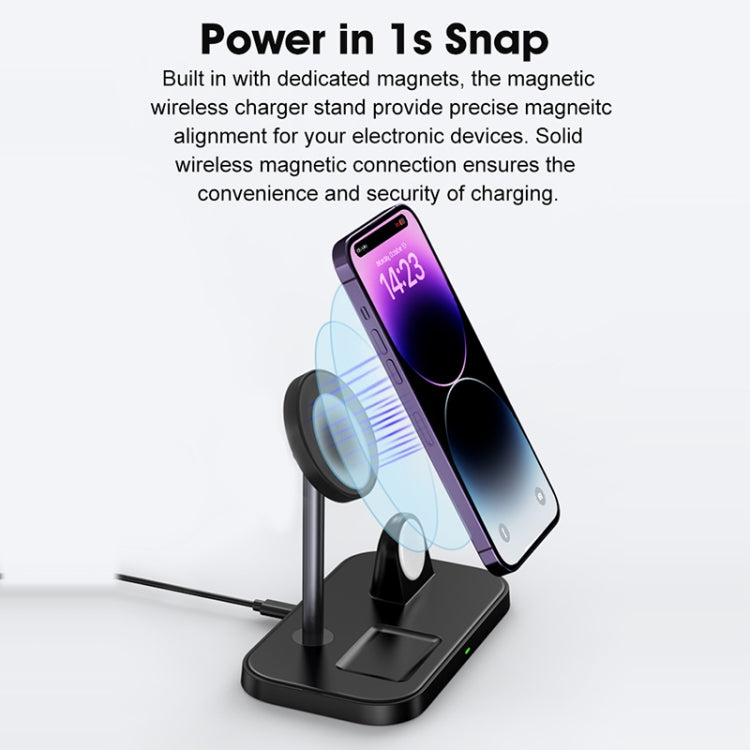 WA22 3 in 1 Magnetic Wireless Charger Phone Holder, WA22