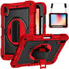 360 Degree Rotation Contrast Color Shockproof Silicone + PC Tablet Case, For iPad 10th Gen 10.9 2022