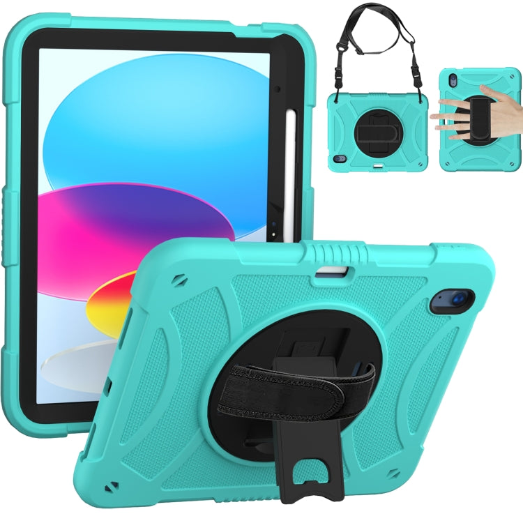 Rotary Grab Silicone And PC Tablet Case, For iPad 10th 10.9 2022