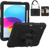 Rotary Grab Silicone And PC Tablet Case, For iPad 10th 10.9 2022