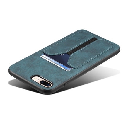 Denior DV Elastic Card PU Back Cover Phone Case, For iPhone 7 Plus / 8 Plus