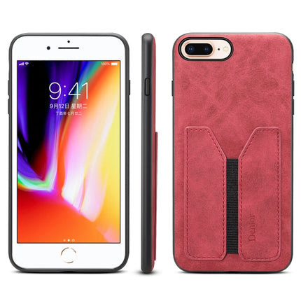 Denior DV Elastic Card PU Back Cover Phone Case, For iPhone 7 Plus / 8 Plus
