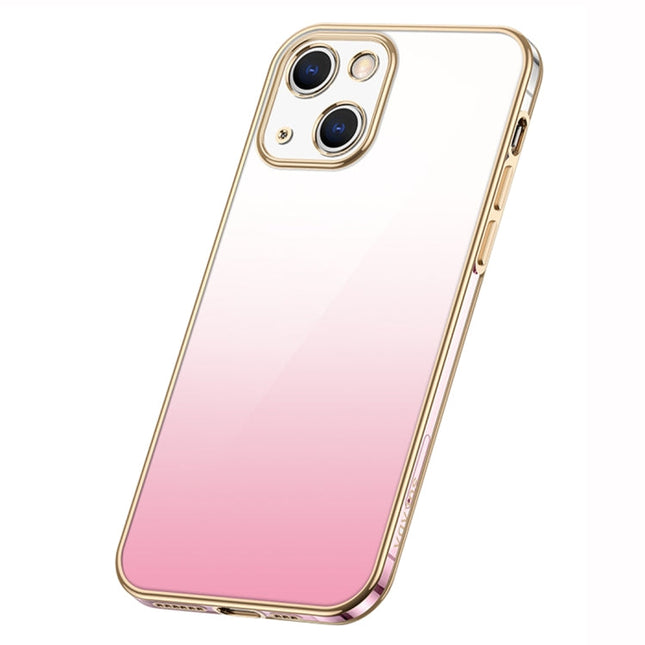 SULADA Iridescence Series Plating Transparent Gradient Phone Case, For iPhone 14, For iPhone 14 Plus, For iPhone 14 Pro, For iPhone 14 Pro Max