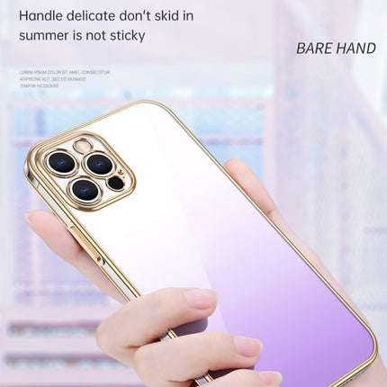 SULADA Iridescence Series Plating Transparent Gradient Phone Case, For iPhone 14, For iPhone 14 Plus, For iPhone 14 Pro, For iPhone 14 Pro Max
