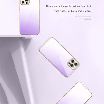 SULADA Iridescence Series Plating Transparent Gradient Phone Case, For iPhone 14, For iPhone 14 Plus, For iPhone 14 Pro, For iPhone 14 Pro Max