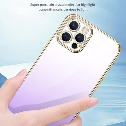 SULADA Iridescence Series Plating Transparent Gradient Phone Case, For iPhone 14, For iPhone 14 Plus, For iPhone 14 Pro, For iPhone 14 Pro Max
