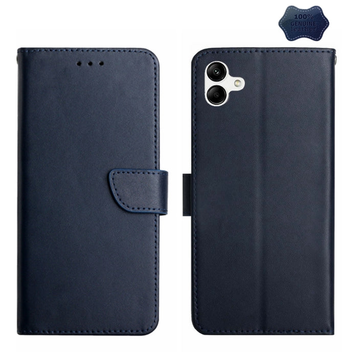 Genuine Leather Fingerprint-proof Flip Phone Case, For Samsung Galaxy A04E, For Samsung Galaxy A14 5G, For OnePlus Nord N300