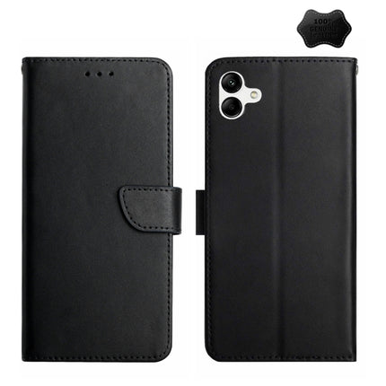 Genuine Leather Fingerprint-proof Flip Phone Case, For Samsung Galaxy A04E, For Samsung Galaxy A14 5G, For OnePlus Nord N300