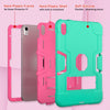 Contrast Color Silicone + PC Tablet Case with Holder, For iPad 10th Gen 10.9 2022