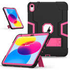 For iPad 10th Gen 10.9 2022 / Black Rose Red