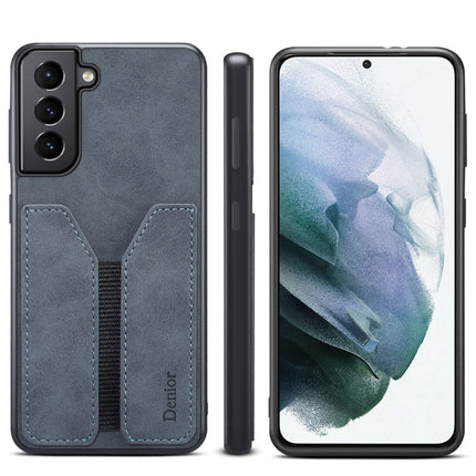 Denior DV Elastic Card PU Back Cover Phone Case, For Samsung Galaxy S22 5G, For Samsung Galaxy S22+ 5G, For Samsung Galaxy S22 Ultra 5G, For Samsung Galaxy S21 5G, For Samsung Galaxy S21+ 5G, For Samsung Galaxy S21 Ultra 5G