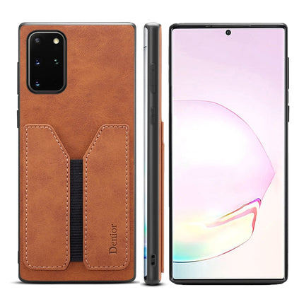Denior DV Elastic Card PU Back Cover Phone Case, For Samsung Galaxy Note20, For Samsung Galaxy Note20 Ultra, For Samsung Galaxy S20, For Samsung Galaxy S20+, For Samsung Galaxy S20 Ultra, For Samsung Galaxy Note10