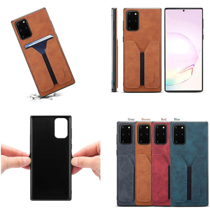 Denior DV Elastic Card PU Back Cover Phone Case, For Samsung Galaxy Note20, For Samsung Galaxy Note20 Ultra, For Samsung Galaxy S20, For Samsung Galaxy S20+, For Samsung Galaxy S20 Ultra, For Samsung Galaxy Note10