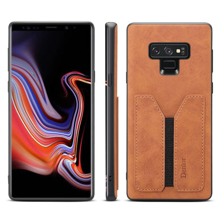 Denior DV Elastic Card PU Back Cover Phone Case, For Samsung Galaxy Note10+, For Samsung Galaxy S10+, For Samsung Galaxy S10 5G, For Samsung Galaxy Note9