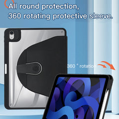 Acrylic 360 Degree Rotation Holder Tablet Leather Case, For iPad Pro 12.9 2022 / 2021 / 2020 / 2018, For iPad Pro 11 2022/2021/2020/2018 / Air5 2022/Air4 2020, For iPad Air 2019 / iPad Pro 10.5, For iPad 10.2 2019 / 2020 / 2021�������������������������...