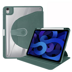 Acrylic 360 Degree Rotation Holder Tablet Leather Case, For iPad Pro 12.9 2022 / 2021 / 2020 / 2018, For iPad Pro 11 2022/2021/2020/2018 / Air5 2022/Air4 2020, For iPad Air 2019 / iPad Pro 10.5, For iPad 10.2 2019 / 2020 / 2021�������������������������...