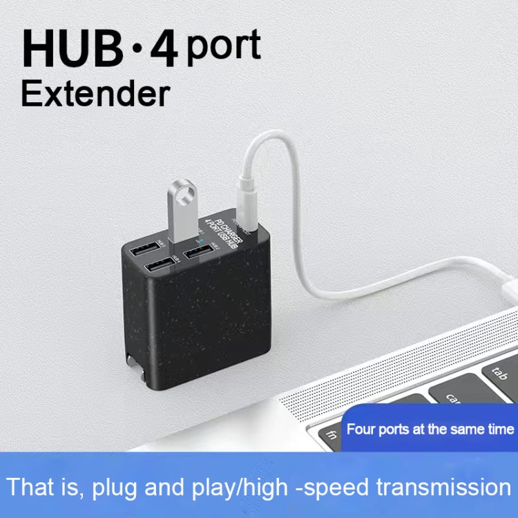 X83 65W Output USB-C / Type-C + 4 Ports USB HUB PD Charger, US Plug, X83