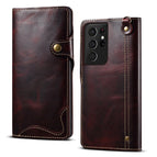 For Samsung Galaxy S21 Ultra 5G / Dark Red