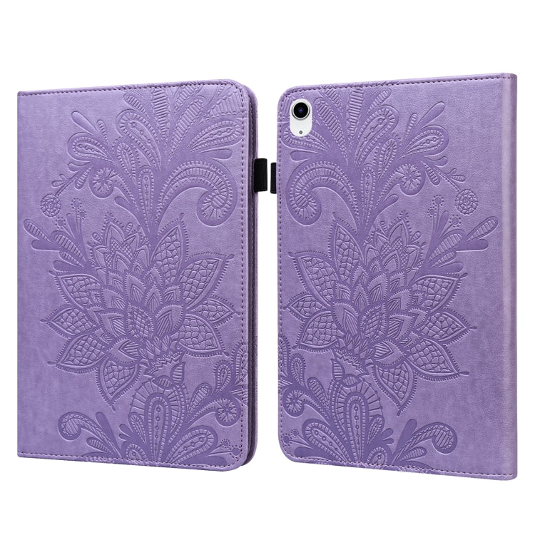 Lace Flower Embossing Pattern Leather Tablet Case, For iPad 10th Gen 10.9 2022