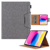 Solid Color Metal Buckle Leather Smart Tablet Case, For iPad 10th Gen 10.9 2022