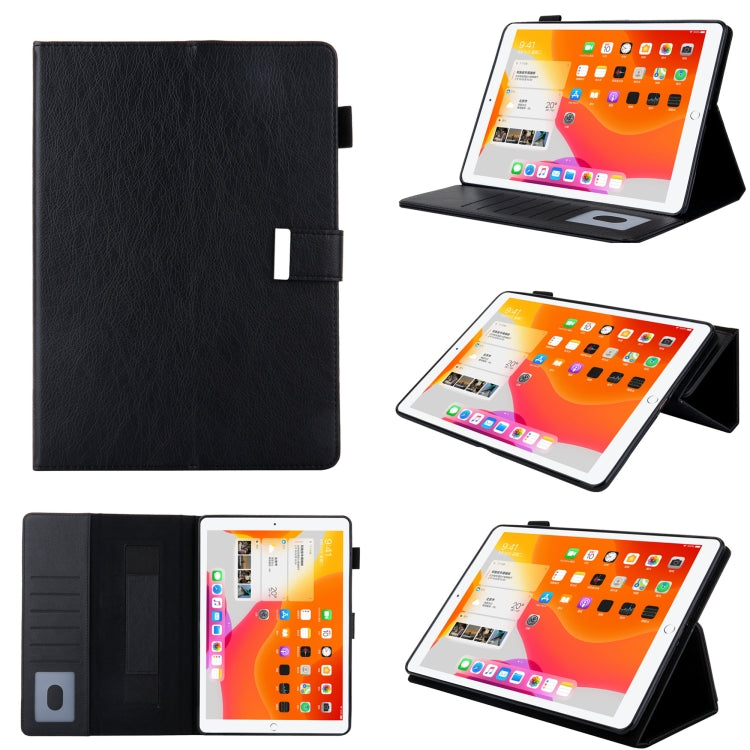 Solid Color Small Metal Buckle Leather Smart Tablet Case, For iPad 10th Gen 10.9 2022