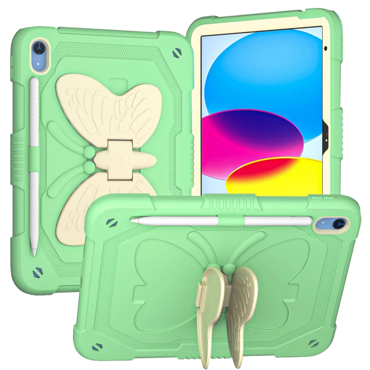 Butterfly Kickstand Heavy Duty Hard Rugged Tablet Case, For iPad 10th Gen 10.9 2022