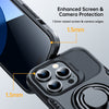 JOYROOM PC + TPU Dual-layer Shockproof Phone Case with Rotating Holder, For iPhone 14, For iPhone 14 Pro, For iPhone 14 Plus, For iPhone 14 Pro Max