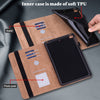 Solid Color Embossed Striped Leather Tablet Case, For iPad 10th Gen 10.9 2022