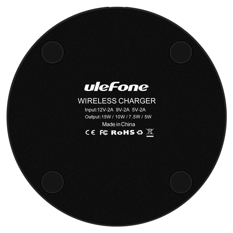 Ulefone UF005 15W Round Fast Charging Qi Wireless Charger, Ulefone UF005