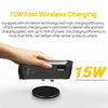 Ulefone UF005 15W Round Fast Charging Qi Wireless Charger, Ulefone UF005