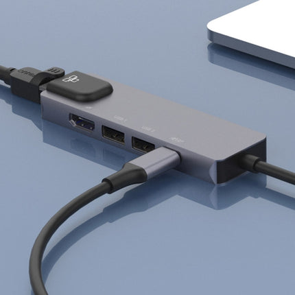 Onten OTN-UC920S USB-C / Type-C Portable Multifunctional HUB Docking Station, OTN-UC920S