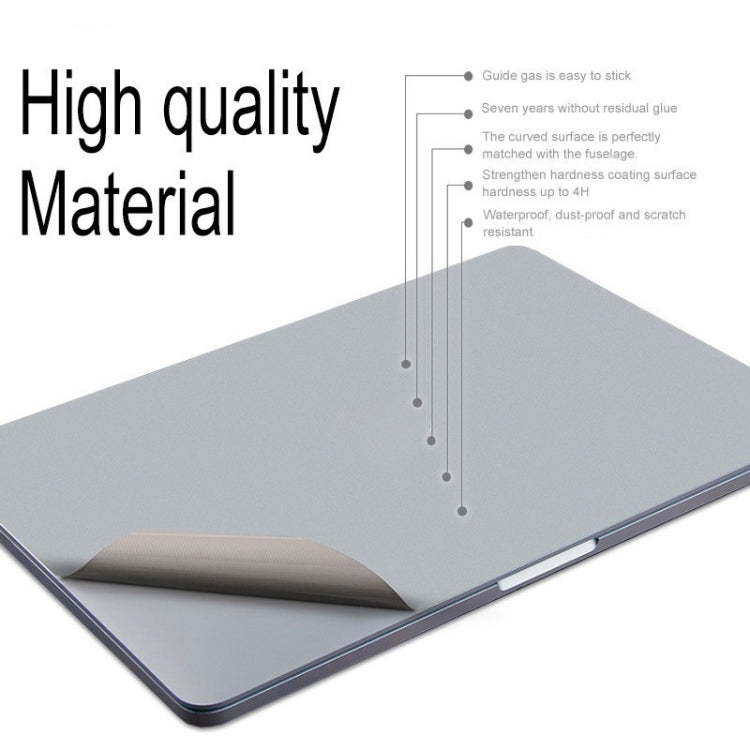 4 in 1 Upper Cover Film + Bottom Cover Film + Full-support Film + Touchpad Film Laptop Body Protective Film Sticker, For Retina 12 inch A1534, For Pro 13.3 inch A2159, For Air 13.3 inch A1466, For Pro Retina 13.3 inch A1425, For Pro 15.4 inch A1707