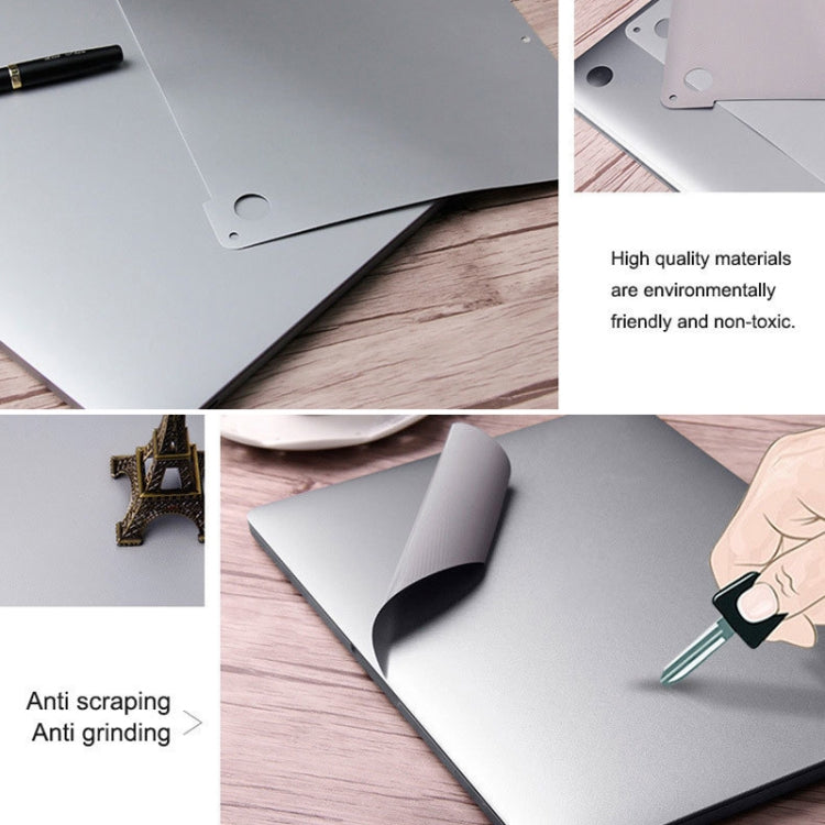 4 in 1 Upper Cover Film + Bottom Cover Film + Full-support Film + Touchpad Film Laptop Body Protective Film Sticker, For Retina 12 inch A1534, For Pro 13.3 inch A2159, For Air 13.3 inch A1466, For Pro Retina 13.3 inch A1425, For Pro 15.4 inch A1707