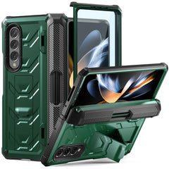 Armored All-inclusive Shockproof Folding Phone Case, For Samsung Galaxy Z Fold4 5G SM-F936, For Samsung Galaxy Z Flip4 5G SM-F721