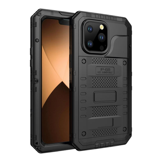 Shockproof Waterproof Dustproof Metal + Silicone Phone Case