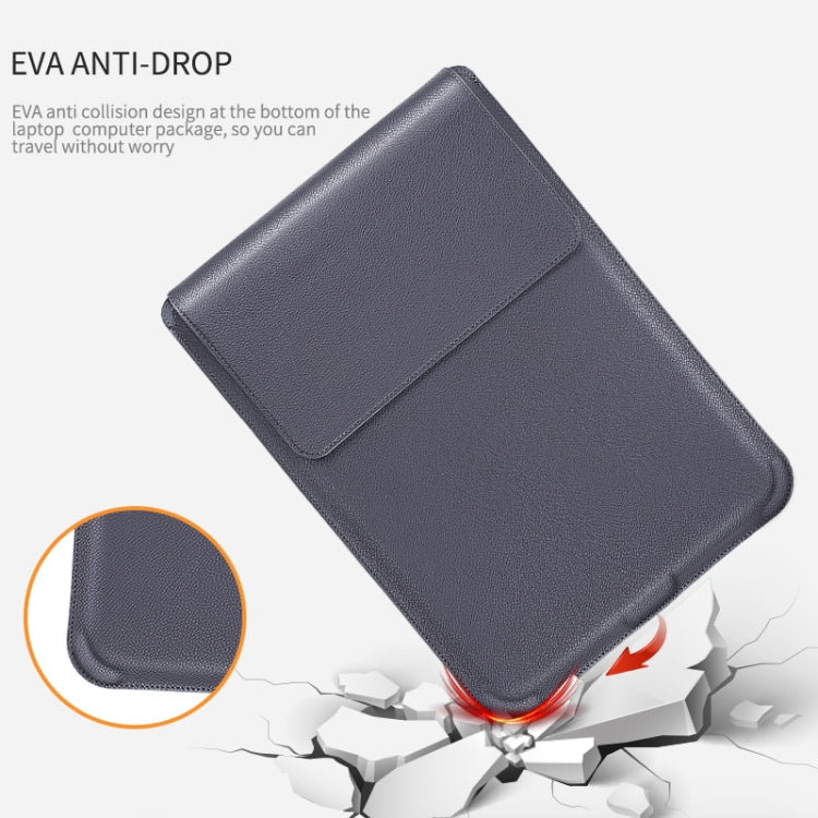 PU Leather 4 in 1 Laptop Bag with Functional Bracket, For MacBook 12 / 14 inch, For MacBook 15 / 16 inch