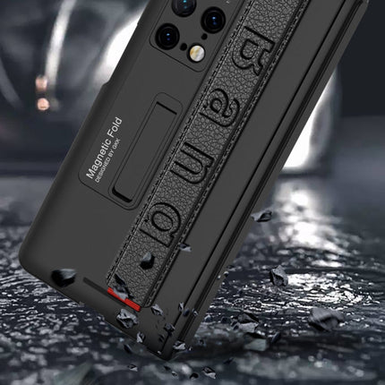 GKK Magnetic Hinge Integrated Phone Case with Wrist Strap, For Huawei Mate X2