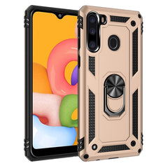 Shockproof TPU + PC Protective Case with 360 Degree Rotating Holder, For iPhone SE 2022 / SE 2020, For Galaxy A21, For Galaxy A11 EU