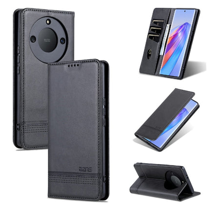 AZNS Magnetic Calf Texture Leather Phone Case