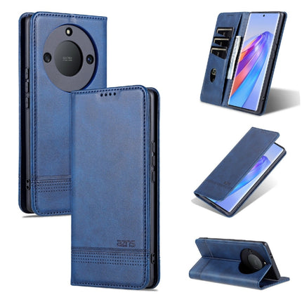 AZNS Magnetic Calf Texture Leather Phone Case