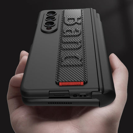GKK Magnetic Fold Hinge Shockproof Phone Case with Wrist Strap, For Samsung Galaxy Z Fold4