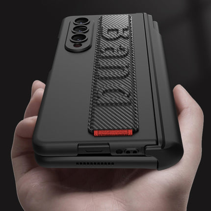 GKK Magnetic Fold Hinge Shockproof Phone Case with Wrist Strap, For Samsung Galaxy Z Fold4