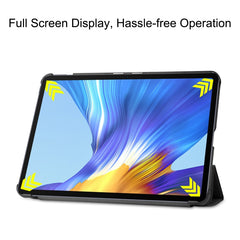 For Huawei MatePad 10.4 inch Solid Color Anti-fall Horizontal Flip Tablet PC Protective Leather Case with Bracket, Black, Blue, Gray, Red, Dark Green, Rose Gold, Purple, Sky Blue