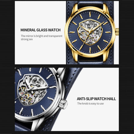 OCHSTIN 7010C Pilot Series Hollow Mechanical Men Watch