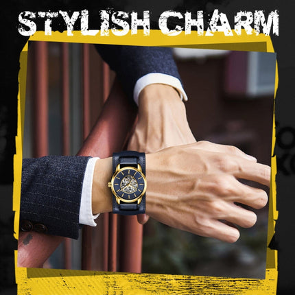 OCHSTIN 7010C Pilot Series Hollow Mechanical Men Watch