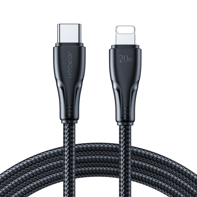 JOYROOM 20W Type-C to 8 Pin Surpass Series Fast Charging Data Cable, 0.25m, 1.2m