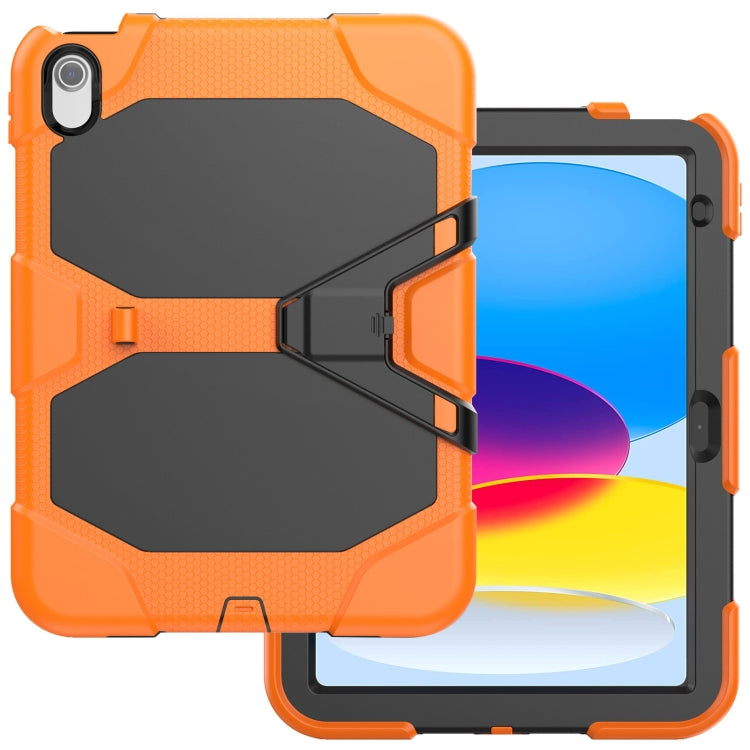 Rugged Silicone Hard PC Tablet Case with Holder, For iPad 10th Gen 10.9 2022