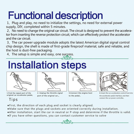 TROS MB Series Car Potent Booster Electronic Throttle Controller
